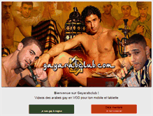 Tablet Screenshot of gayarabclub.com